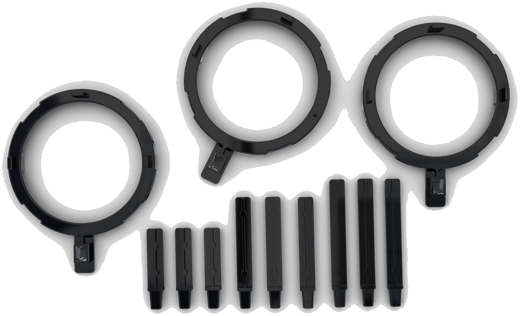 Zero Profile positioning ring 3-pack
