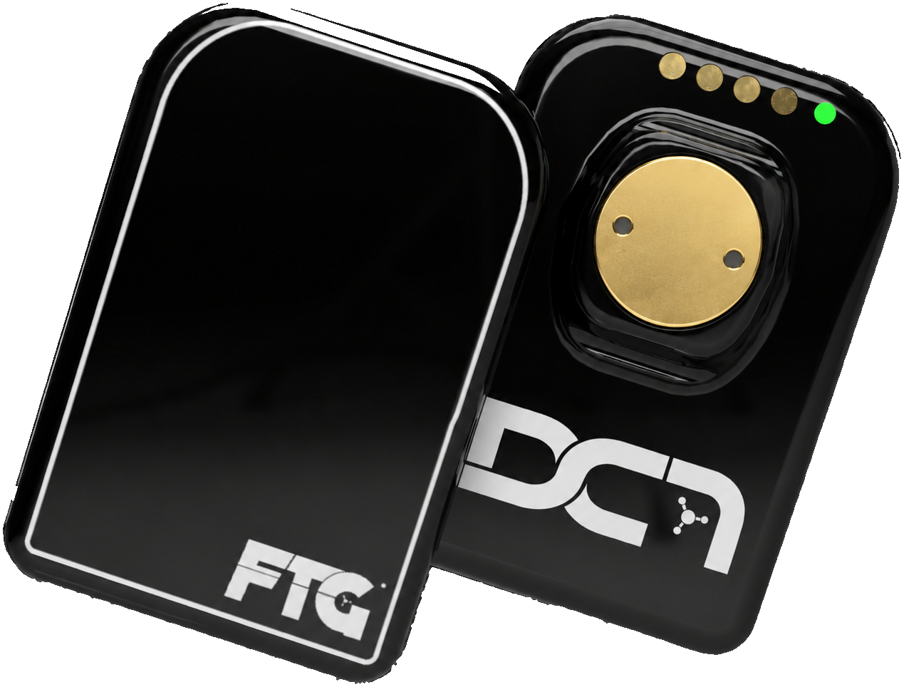 Front and back of the DC-Air™ wireless intraoral sensor