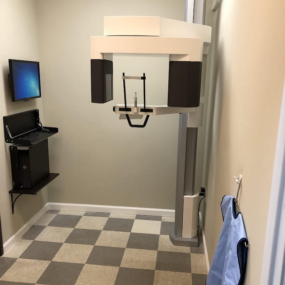 CBCT unit installed in a dental practice operatory by Dental TI