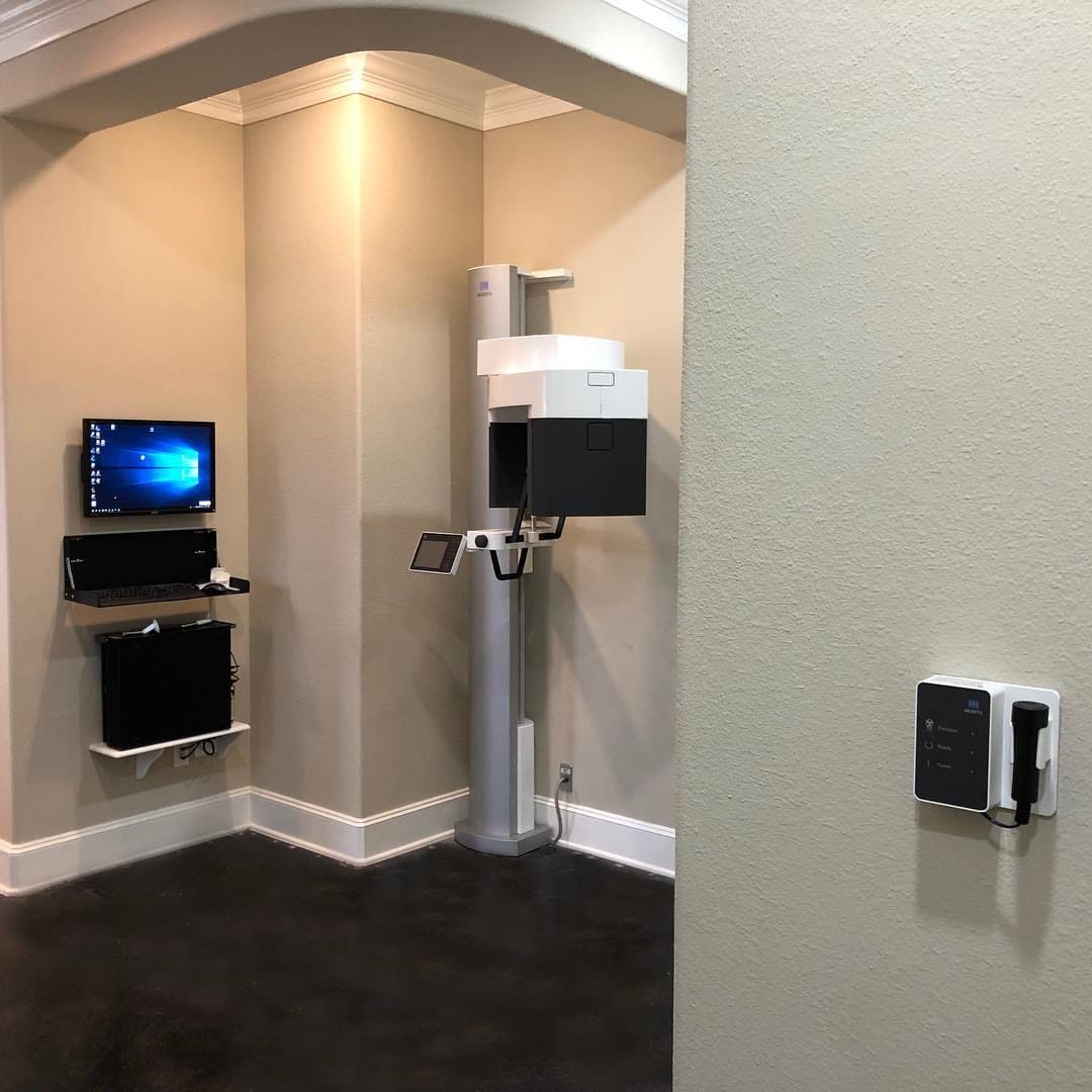 CBCT unit installed in a dental practice operatory by Dental TI
