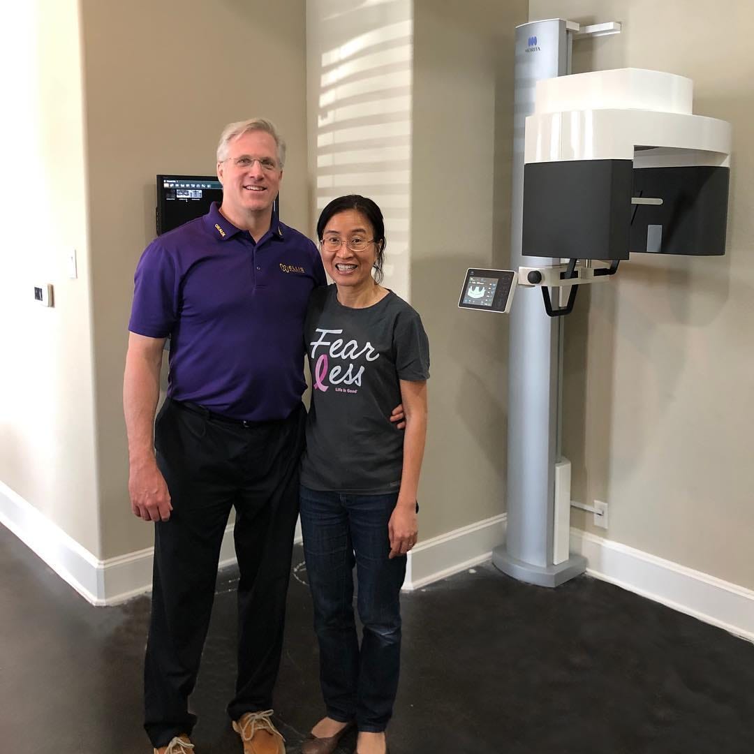 Practice team with their newly installed CBCT unit