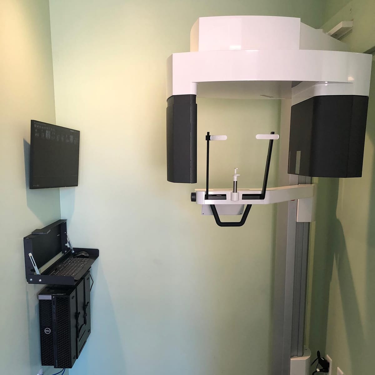 CBCT unit installed in a dental practice operatory by Dental TI