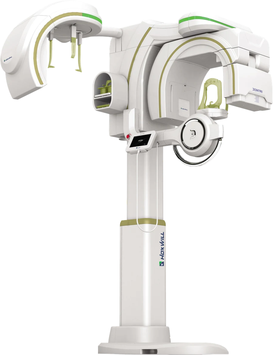 HDX Will Dentri Max CBCT system with cephalometric arm